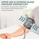 Replacement Extra Large Cuff Compatible with Omron BP Monitors, Adjustable 22-52cm Universal Arm Cuff, Compatible with Blood Pressure Monitors, Large Cuff Includes 6 Connectors Adult Enlarged Cuff - Image 6