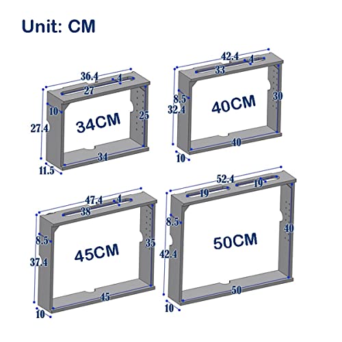 Boîtier de rangement de routeur sans fil et support mural pour décodeur