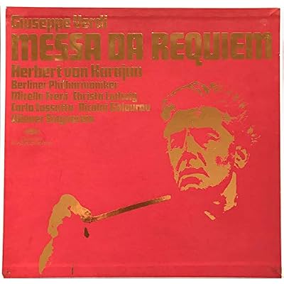 Messa Da Requiem 2LP BOX SET - Giuseppe Verdi / Herbert Von Karajan / Berliner Philharmoniker / Mirella Freni / Christa Ludwig / Wiener Singverein / Nicolai Ghiaurov / Carlo Cossutta LP