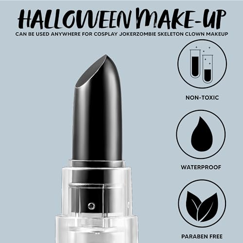 Spooktacular Creations 21553 Halloween Face Body Paint Black Lipstick thumb #7