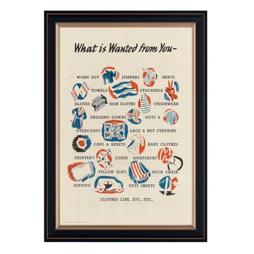 What Is Wanted From You Vintage Poster Framed Canvas Wall