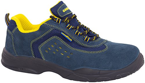 Goodyear G138843C - Botas (piel serraje, talla 42) color azul