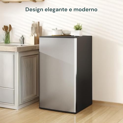 Avilia - Congelatore A Cassetti 80L Con 3 Scomparti Estraibili E Porta Silver Elegante, Struttura Compatta Da 47X44,5X83,5 Cm, Facile Da Posizionare E Perfetto Come Congelatore Verticale - 3