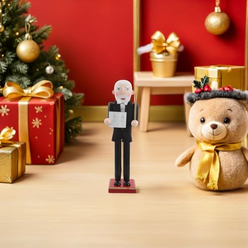 Casse-Noisette Professeur en Bois Idée Cadeau Idéale Déco de Bureau - 8