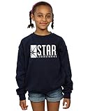DC Comics Girls The Flash Star Labs Sweatshirt 9-11 Years Navy Blue