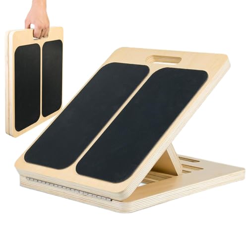 Planche inclinée pour étirement des veaux en bois pliable pour squat et mollet