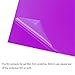 MECCANIXITY Gel Light Filter Purple Transparent Correction Lighting Gel Filter 16x20 inch Plastic Sheets for Film Photo Video Party Pack of 4