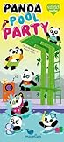 Magellan, Panda Pool Party, Familienspiel, Spannendes Würfelspiel mit Sprungturm, Lustige Pool-Party für Kinder, Für 2–4 Spieler ab 4 Jahren, fördert Geschicklichkeit