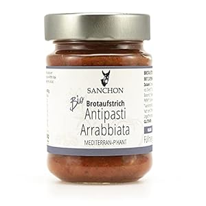 Biologische broodbeleg Antipasti Arrabbiata, Sanchon (6 x 190 g)