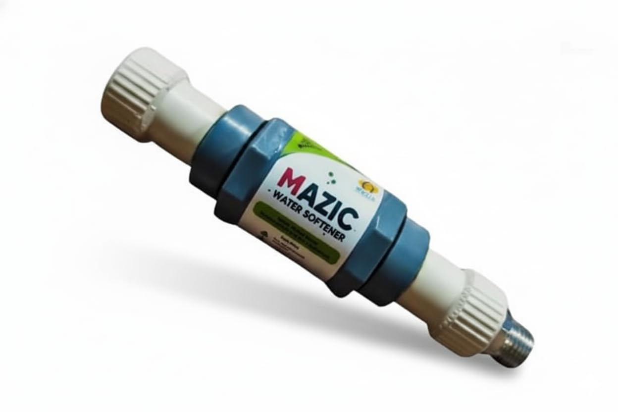 Mazic Water Softener 0.75"- Mazic Mini For Individual pipe, Shower wash,Geyser, Domestic Ro unit, Washing Machine,Vessel wash,Beauty parlour and Car wash | Maintenace Free | 25 years Warranty.-image-46
