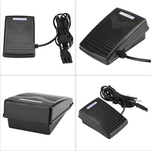 Miniatura 7 de Sxhlseller Pedal De Control De Pie Para Máquina De Coser Singer Pedal De Control Con Cable De Alimentación Apto Para Máquina De Coser Doméstica De Mango Bajo European Regulations, Pink