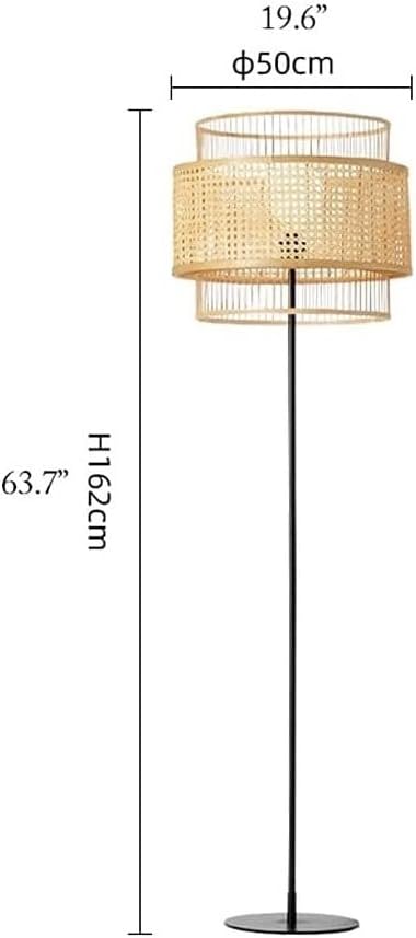 BLAX メンズスノーボード BOAブーツ 25.5cm インダストリアルフロアライト、手作りの竹編みランプシェード付き北欧