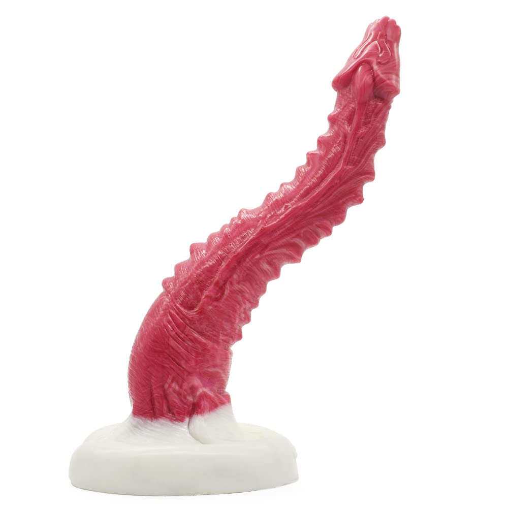 BeHorny Dildo Sex Toy, Liquid Silicone Octopus Tentacle, Alien Dildo with Suction Cup