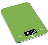 Báscula de Cocina Ozeri Touch Professional (edición de 5 kg Balanza de cocina), vidrio templado