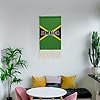 Jamaica Jamaican Flag Wall Painting Hanging Tapestry Print Cotton Linen Scroll Poster Art Decor #5