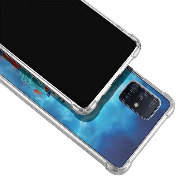 Skinit Clear Phone Case Compatible with Galaxy A71 5G - Officially Licensed Dragon Ball Super Goku Vegeta Super Ball Design