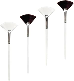 PRETYZOOM 4-pcs Nylon Facial Mask Brush Set w...