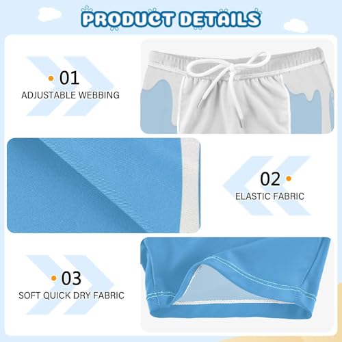 Boys Swim Trunks Quick Dry Bathing Suit Milk Drip Toddler Swim Shorts Boardshorts Swimwear 3-103