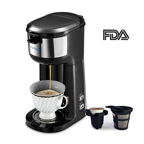 HAMSWAN Drip Coffee Maker, AD-103 Coffee Maker Coffee Pot, Small 10 Cup Coffee Machine with Glass Thermal Carafe, Insulated, Keep Warm, Automatic Shut Off for Single Serve & House Use?