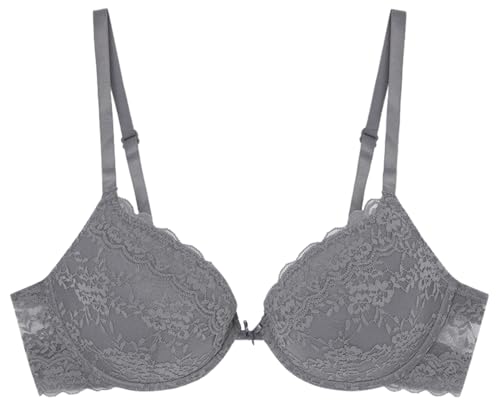 Women'secret Sujetador Acolchado helankas 2 Bra, Gris, 95B Women's