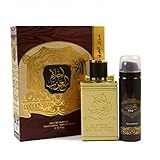 Das Ahlam Al Arab d'Ard Al Zaafaran Eau de Parfum ist eine wunderbare Kombination aus Zitrusnoten und orientalischen Holznoten. Zitrusnoten Fruchtige Noten in der Kopfnote verwandeln sich schnell in Zimt, Muskatnuss, Holznoten und Zedernholz. Die Basis ist weich mit Amber und Vanille, während der Moschus dem Duft eine zusätzliche Note verleiht