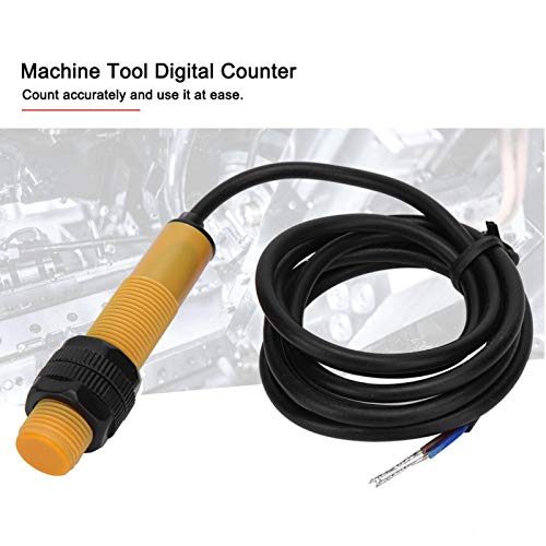 Miniatura 3 de TOPINCN Contador de máquina herramienta de 5 dígitos 0 a 99999 Pantalla de inducción magnética XJ-5J Contador electrónico LCD Contador de contador