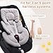 Ajrwiiy Infant Insert Compatible with Graco Snugride 35 - Car Seat Insert Cushion Pad, Replacement Infant Car Seat Insert for Graco, Soft Head and Body Support Pillow, Double-Side Use