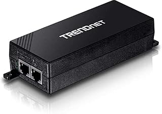 TRENDnet Gigabit Power over Ethernet Plus (PoE+) Injector, Converts non-PoE Gigabit to PoE+ or PoE Gigabit, Network Distances up to 100 M (328 Ft.), TPE-115GI