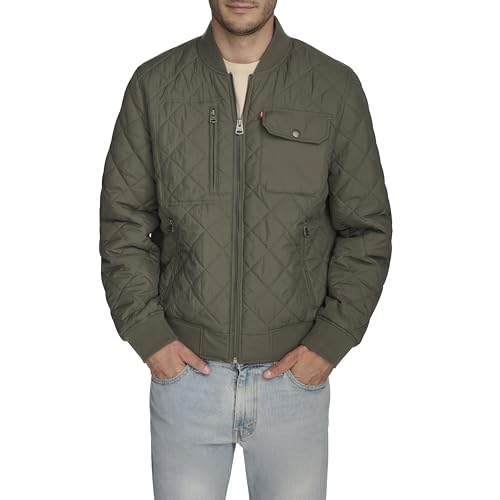 Image of Levi's Men's Levi's Men's Diamond Quilted Bomber Jacket