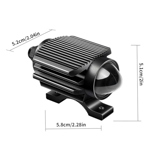 Faros adicionales con LED para moto proyector de alta luminosidad 6000 lm y camión todoterreno 3