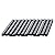 Gardenised QI004106 Black Garden Pathway Track Outdoor Waterproof Tile Anti-Slip Pavers Floor Mat, 14" Long