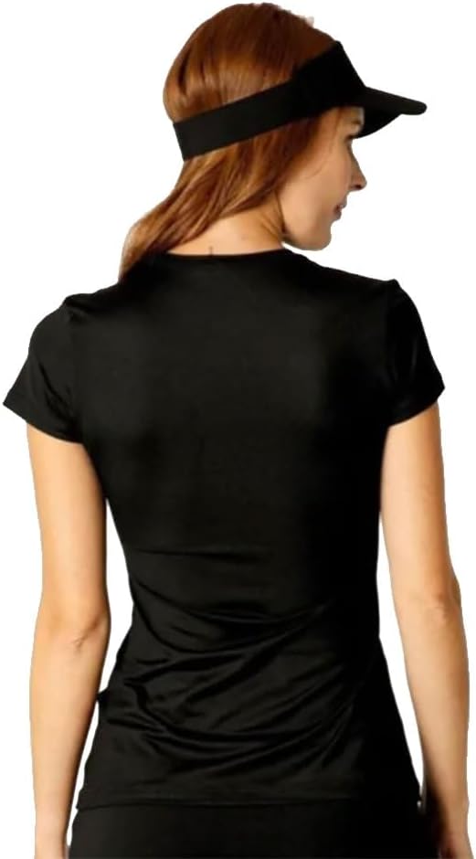 SOFIBELLA UV Colors Short Sleeve Womens Tennis Shirt