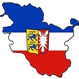 schleswig holstein aufkleber  Werbetechnik Sotirios Papoutsis Auto Aufkleber Schleswig-Holstein Sticker Konturgeschnitten (ca 11x11 cm)