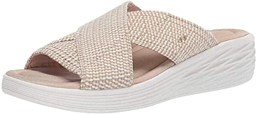 AMZWDMI. Damen Stretch Kreuz Orthotic Slide Sandalen Cover