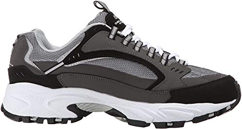 Skechers Sport Men's Stamina  Cutback Lace-Up Sneaker,Charcoal Cutback,9 M US