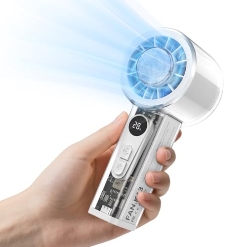 DRUAGERY Portable Handheld Fan with ice cooler