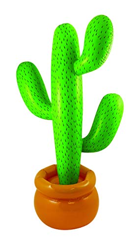 Henbrandt 170cm/5'7 Inflatable Cactus New Wild West Mexican Cowboy Party Fiesta Deco