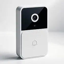 Mini Interfone Campainha Inteligente SmartBell Pro 2.0, Sem Fio com Câmera 1080p, Áudio Bidirecional, Visão Noturna e Monitoramento via App em Tempo Real para Maior Segurança e Conforto em Sua Casa!