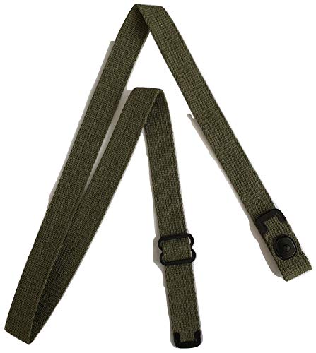Warcraft Exports M1 Carbine Sling Military Classic Wwii Reproduction Canvas 1.00" Rifle Sling Od Green #TOP1