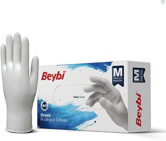 Beybi Pudras z Beyaz  ok Ama l  N trl Eldiven - 100l k Kutu