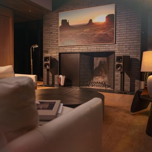 Image of Klipsch The Nines II Dolby Atmos 8 inch Powered Speakers Ebony (Pair)