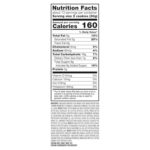 Save on CHIPS AHOY! Reese's Cookies, Family Size, 14.25 oz - Image 2