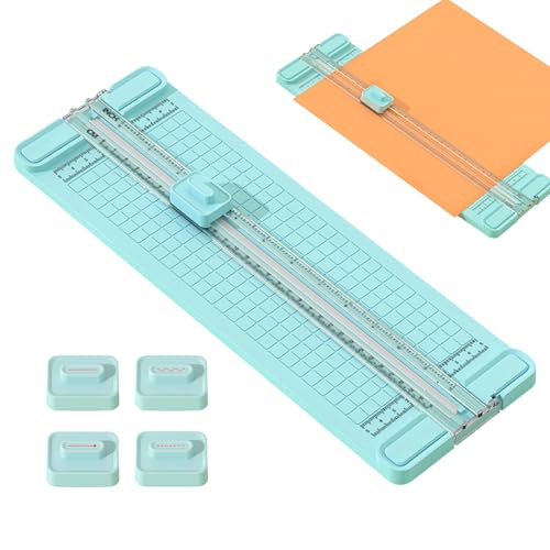 Massicot à coupe droite 4-en-1 portable et bidirectionnel pour école