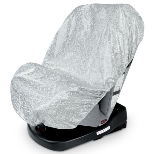 nomiou Baby Car Seat Sun Shade Cover - Keep Baby's Carseat Cooler Foldable PET Aluminium Cover for UV Protection, Dust