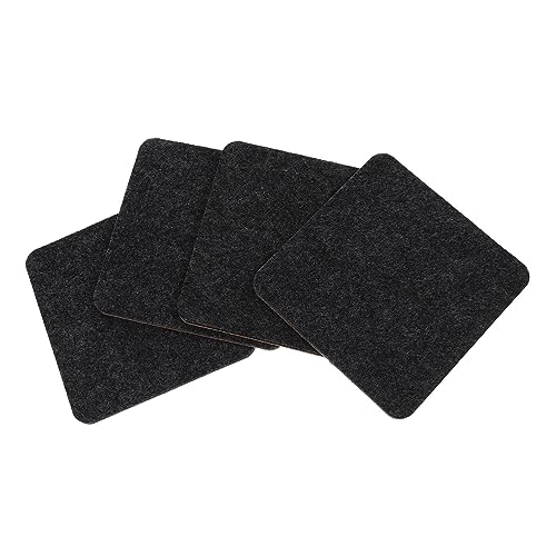 OFFSCH 16 Pz sottobicchieri in feltro sottobicchieri portatili sottobicchiere in feltro tovaglietta stuoia cucina home decor del caffè pad per tazza di caffè sughero Black