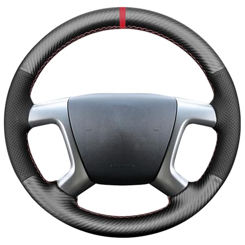 Loncky Genuine Leather Steering Wheel Cover for Chevrolet 2008-2013 Silverado 1500 Silverado 2500 35002007-2014 Tahoe2007-2014 Suburban 15002007-2013 Avalanche 15002009-2015 TraverseExpress product thumbnail 10