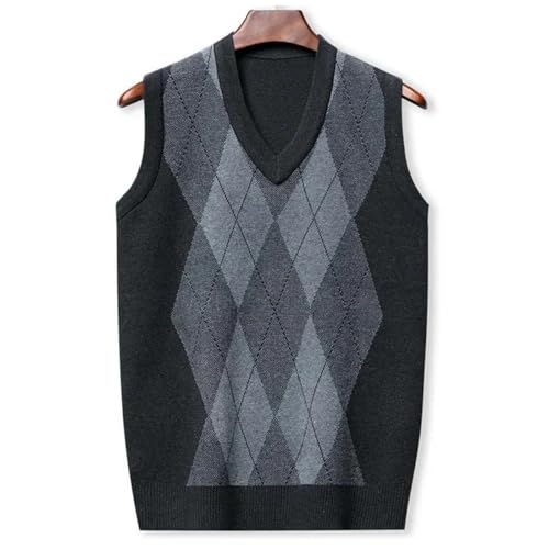 Men's Printed Knitted Sweater Tank2