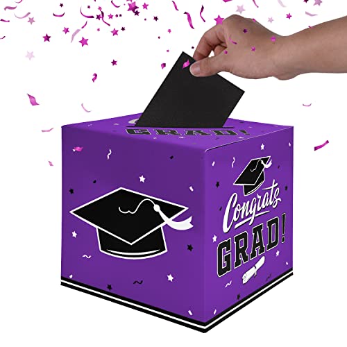Gatherfungraduationpartydecorationsgraduationboxgraduationcardboxforgraduationgiftgraduationpartyfavorsdecorpartysuppliespurple Urban Country Home Decor Gatherfun graduation party decorations graduation box graduation card box for graduation gift graduation party favors decor party supplies purple urban country home decor
