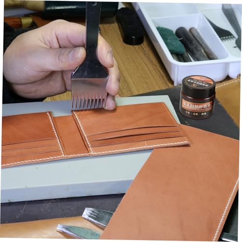STOBOK Leather Recoloring Kit Step by Step Leather Restoration Scratch Repair Car Seat Repair Home Furnishings Medium Light Colors Fiebings Retayne Fixative