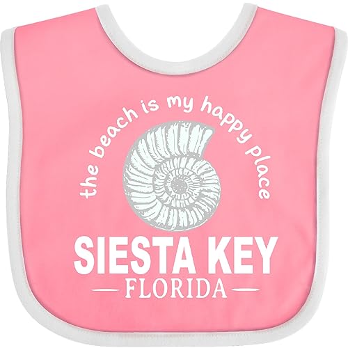 inktastic Siesta Key Florida Beach Vacation Baby Bib
